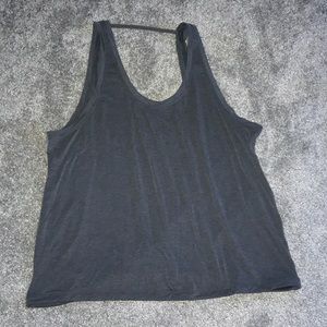 Lululemon Gray Open Back Tank
